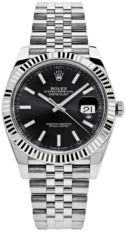 Rolex Datejust 41 126334-0018 41mm White gold and Oystersteel Black