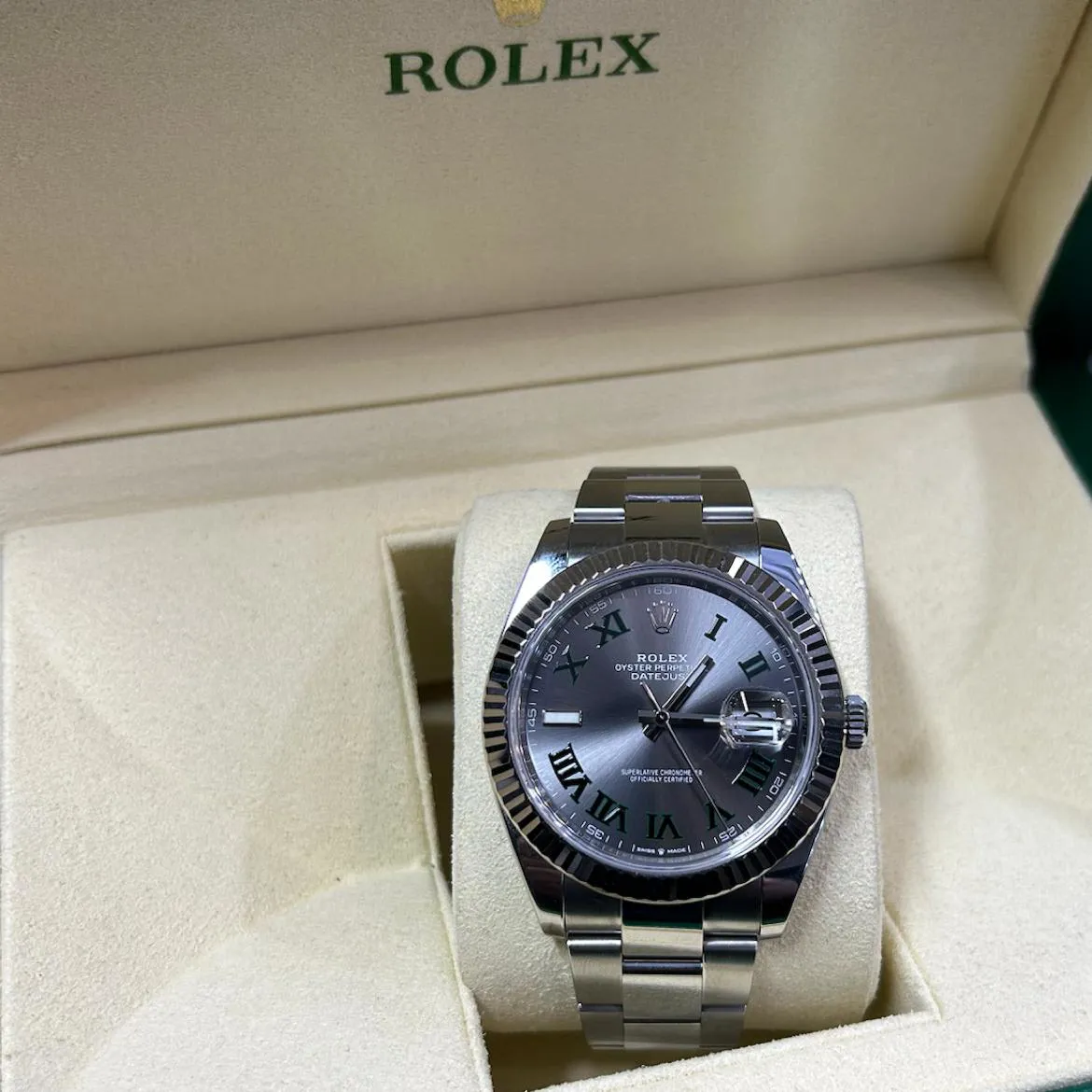 Rolex Datejust 41 126334-0021 41mm White gold and Oystersteel Gray 3