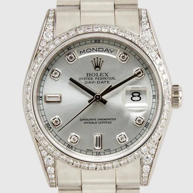 Rolex Day-Date 36 118296 36mm Platinum Multi 4