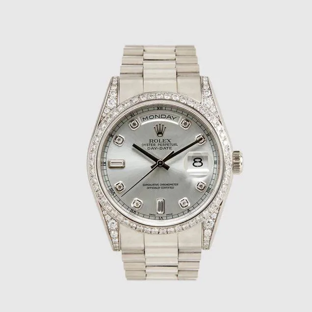 Rolex Day-Date 36 118296 36mm Platinum Multi