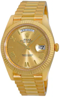 Rolex Day-Date 40 Yellow gold Champagne