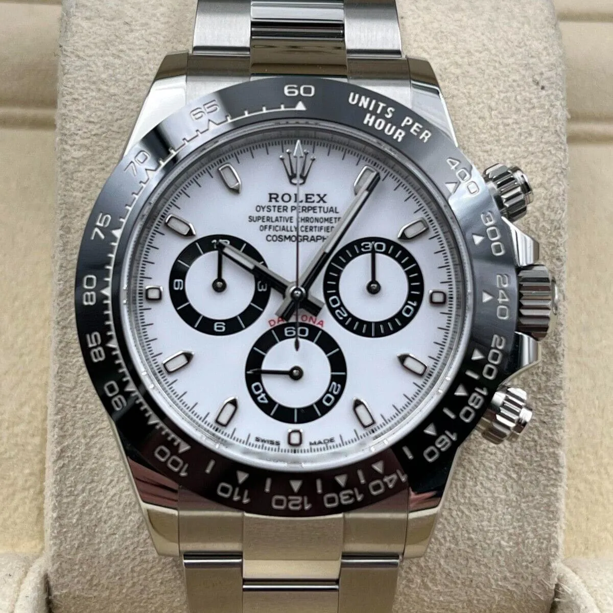 Rolex Daytona 116500LN-0001 40mm Stainless steel White