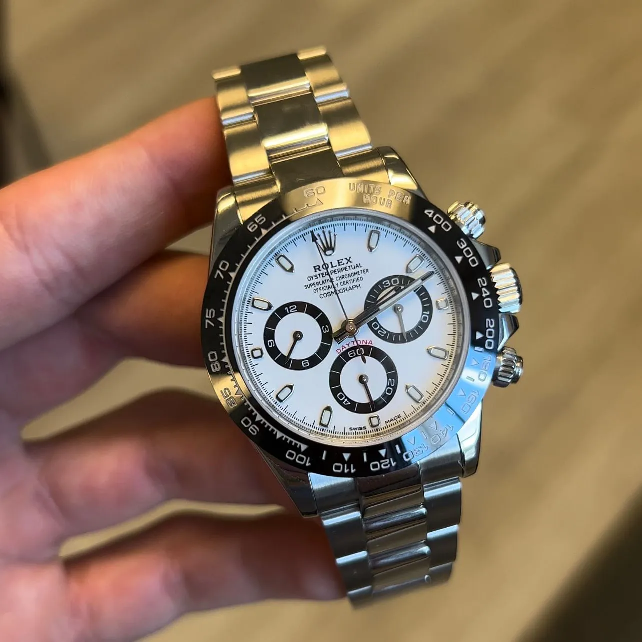 Rolex Daytona 116500LN-0001 40mm Stainless steel White 1