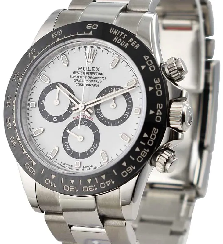 Rolex Daytona 116500LN-0001 40mm Stainless steel White