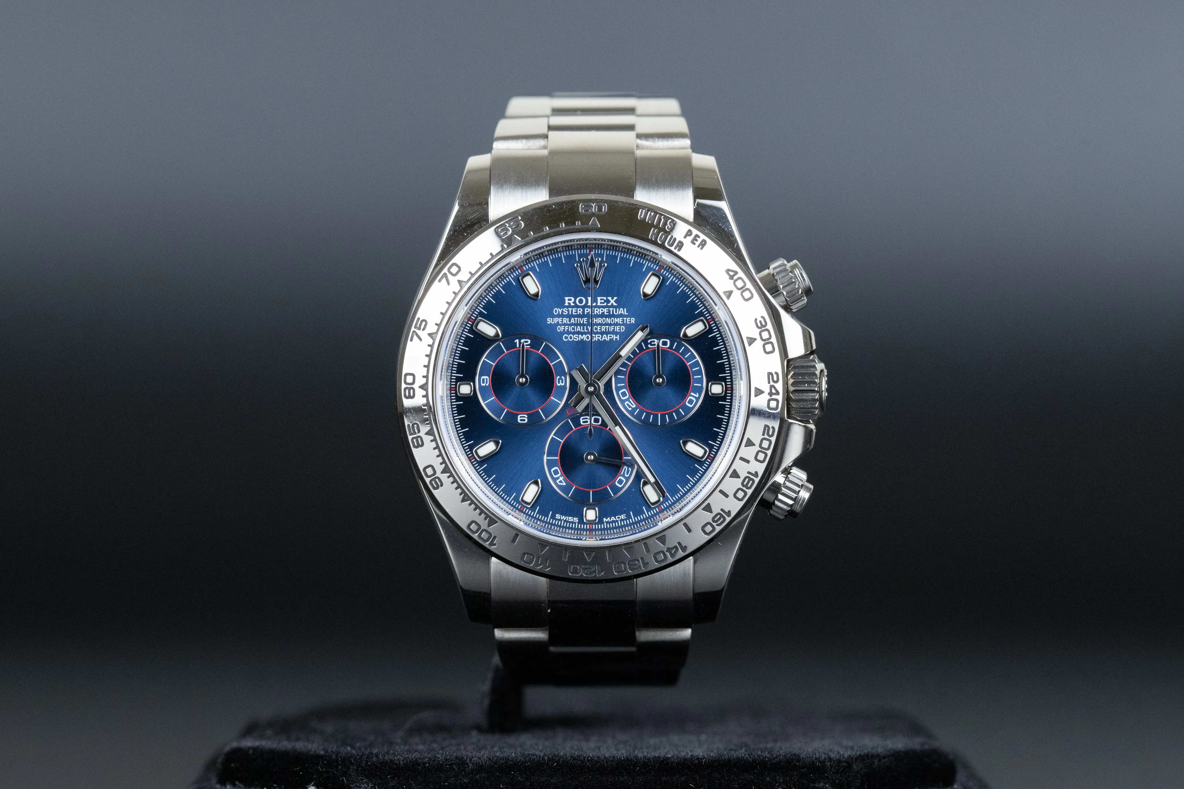 Rolex Daytona 116509 40mm White gold Blue