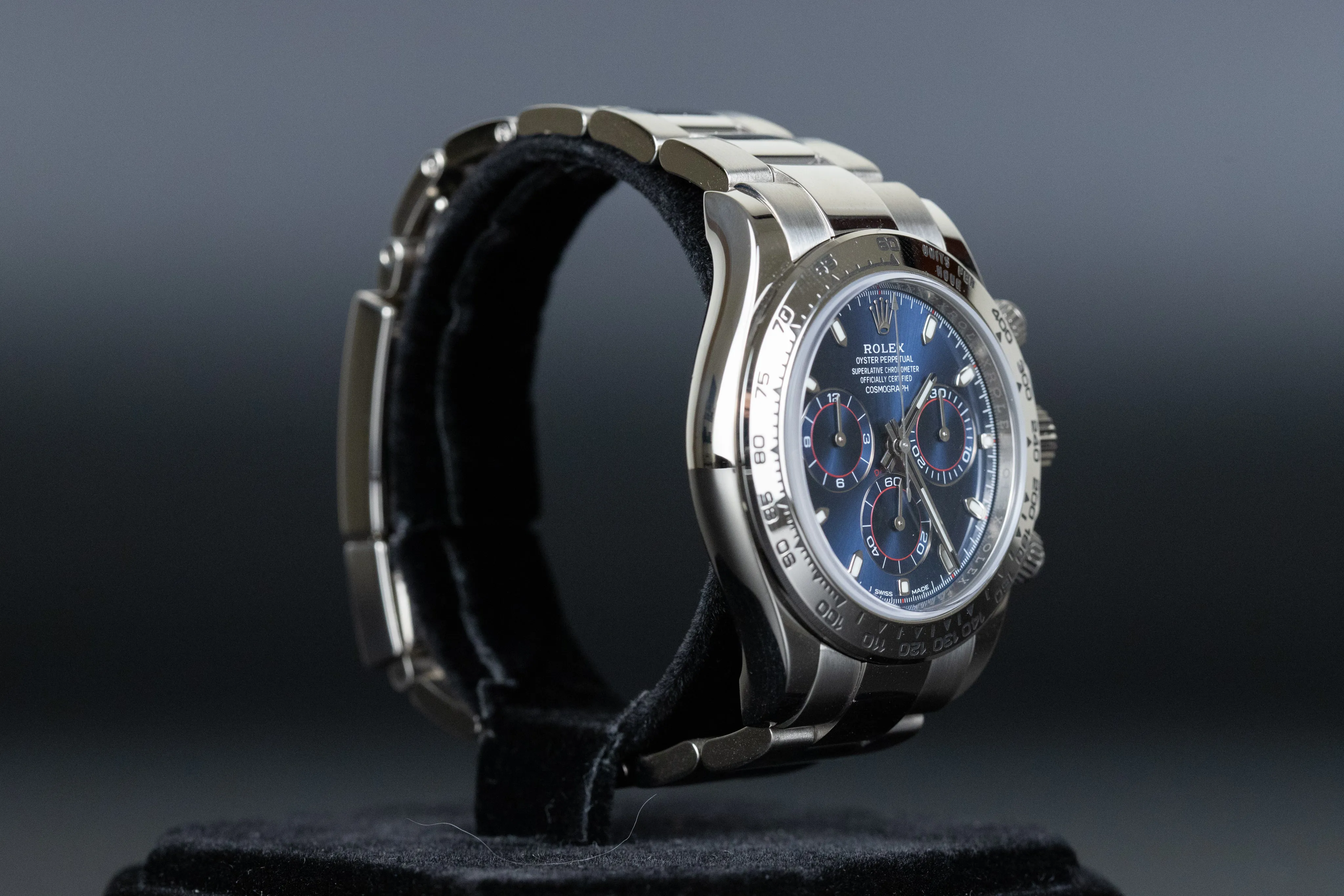 Rolex Daytona 116509 40mm White gold Blue 2