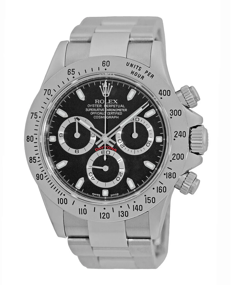 Rolex Daytona 116520-0015 40mm Stainless steel Black