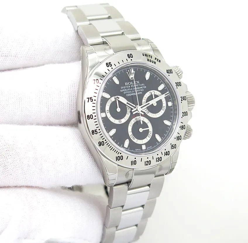 Rolex Daytona 116520-0015 40mm Stainless steel Black