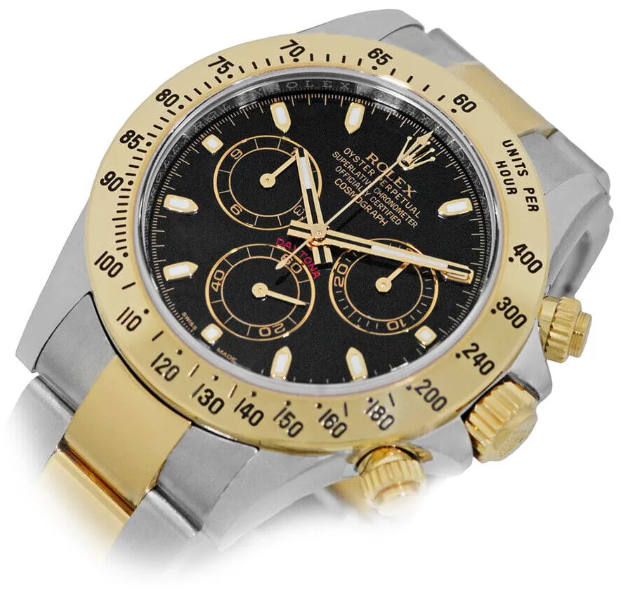 Rolex Daytona 116523-0039 40mm Yellow gold Black 3