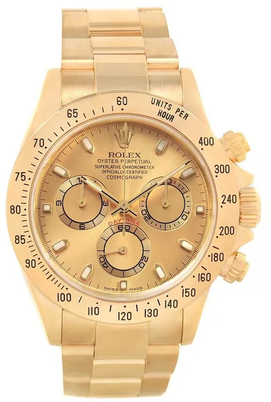 Rolex Daytona 116528-0045 40mm Yellow gold Champagne