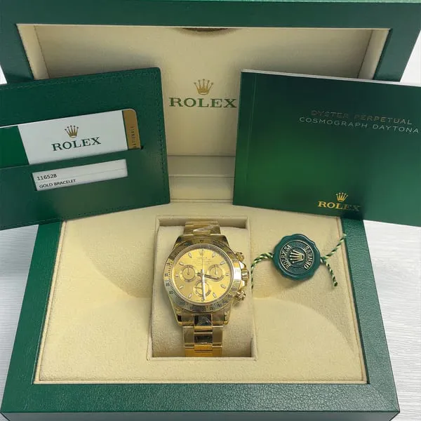 Rolex Daytona 116528-0045 40mm Yellow gold Champagne 3