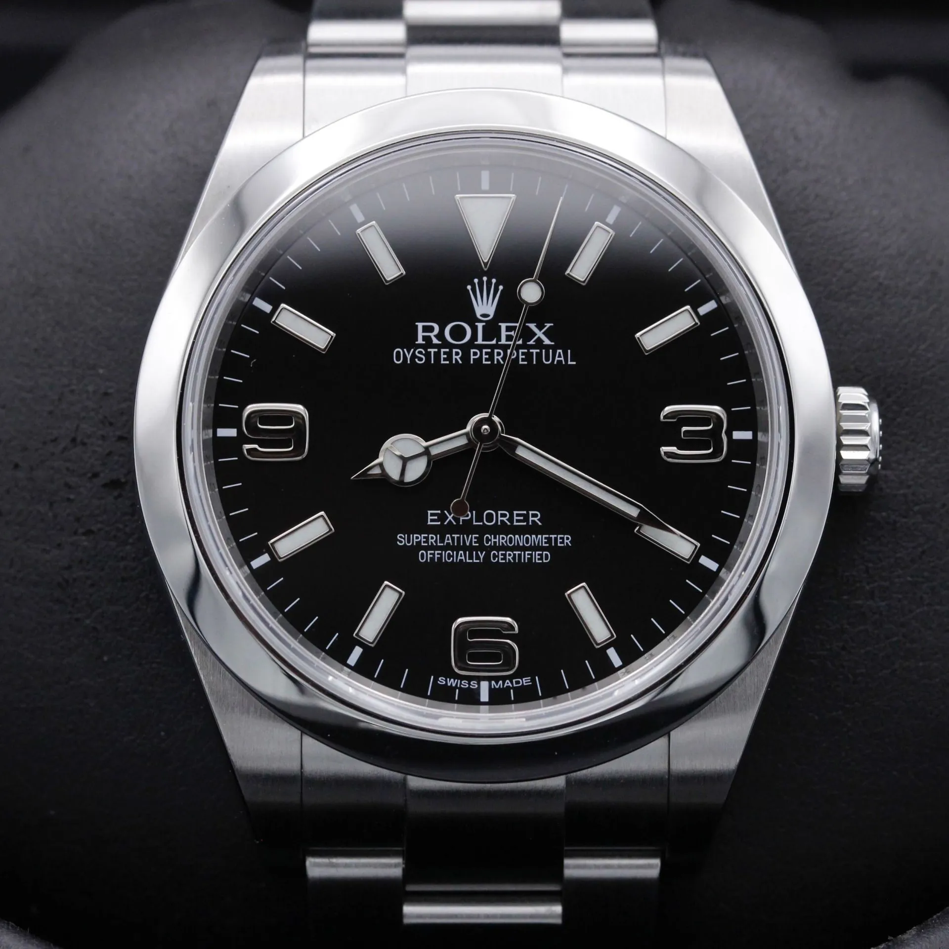 Rolex Explorer 214270-0001 39mm Stainless steel Black