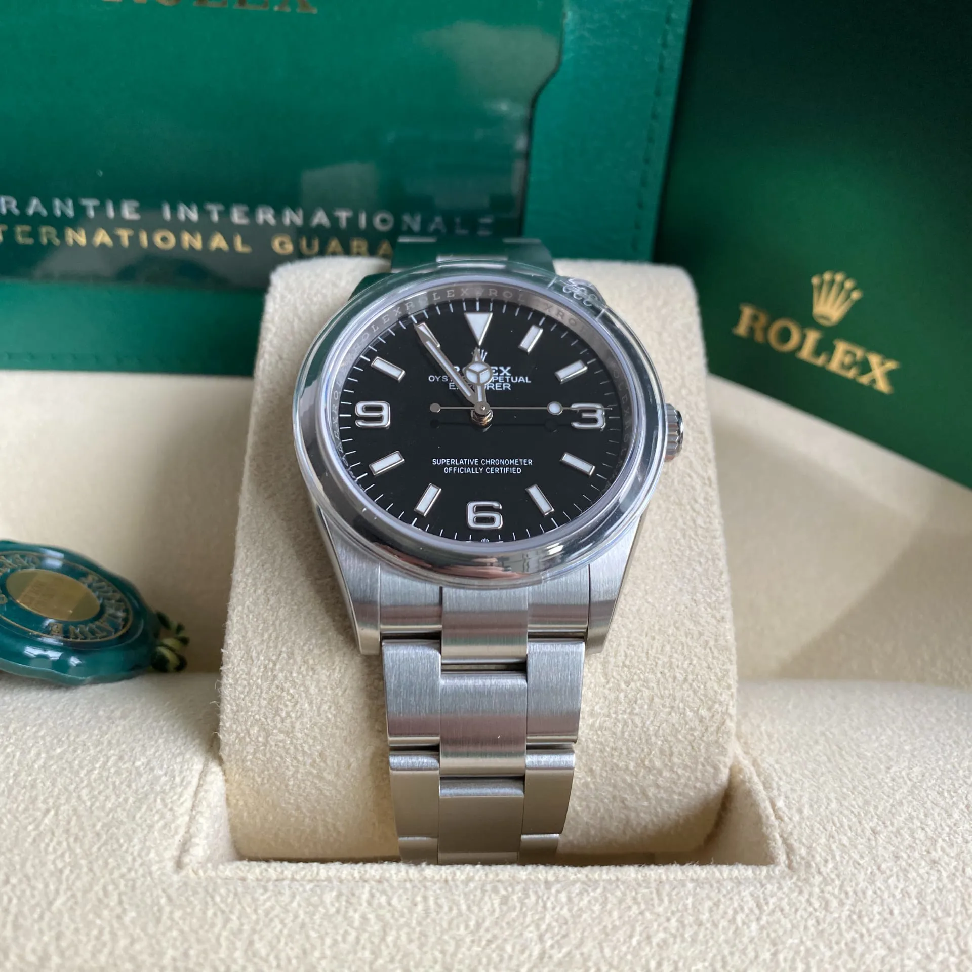 Rolex Explorer 214270-0001 39mm Stainless steel Black