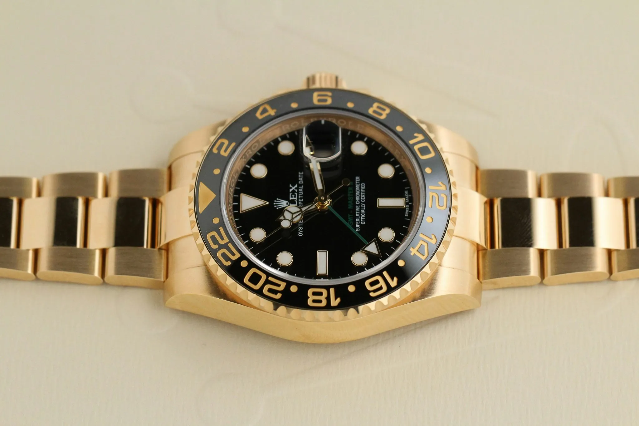 Rolex GMT-Master II 116718LN 40mm Yellow gold Black 2