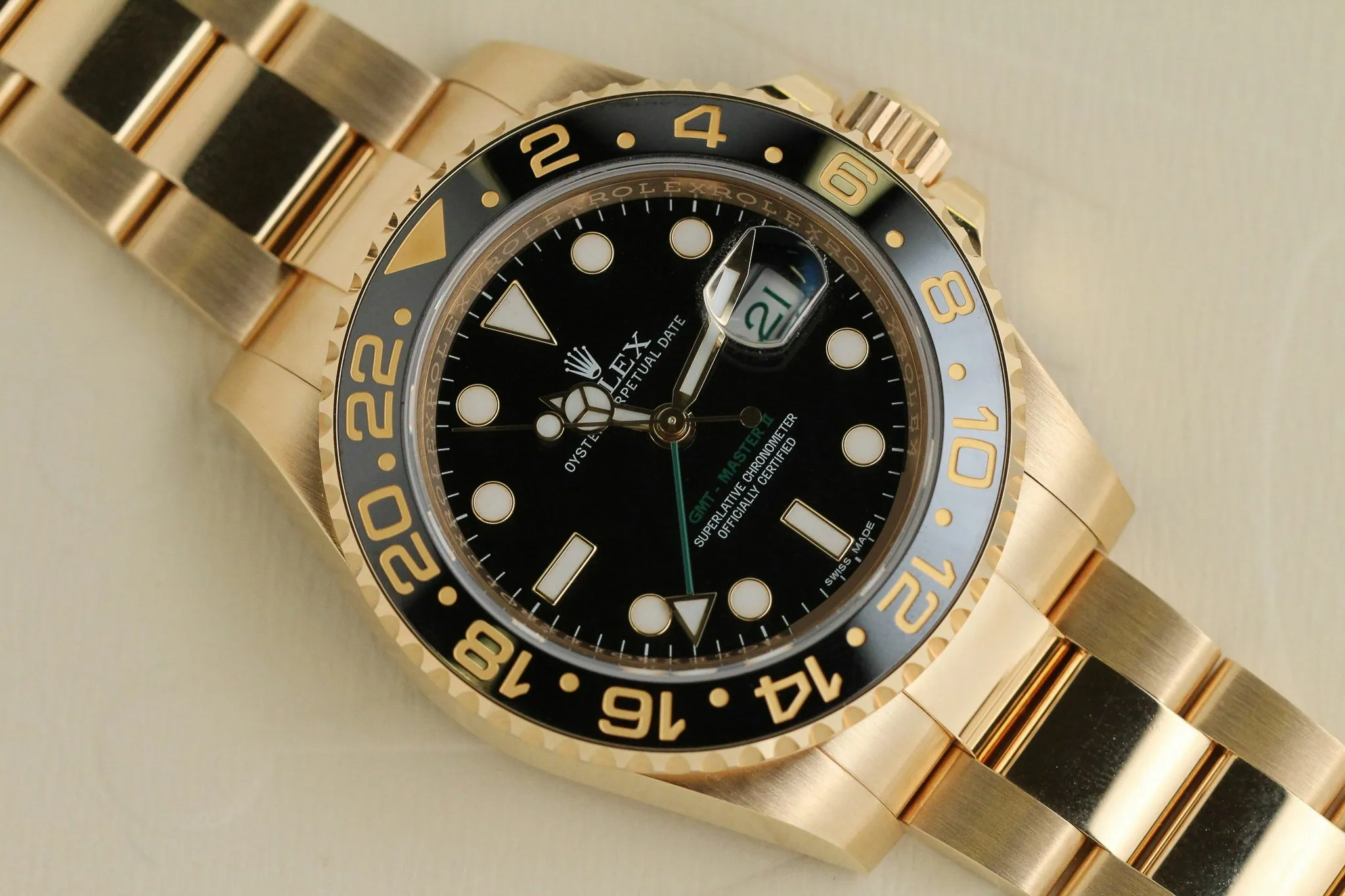 Rolex GMT-Master II 116718LN 40mm Yellow gold Black 5