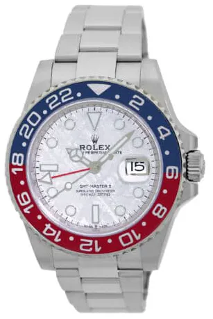 Rolex GMT-Master II 126719BLRO-0002 40mm 18k white gold Silver