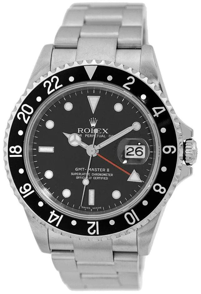 Rolex GMT-Master II 16710 40mm Stainless steel Black