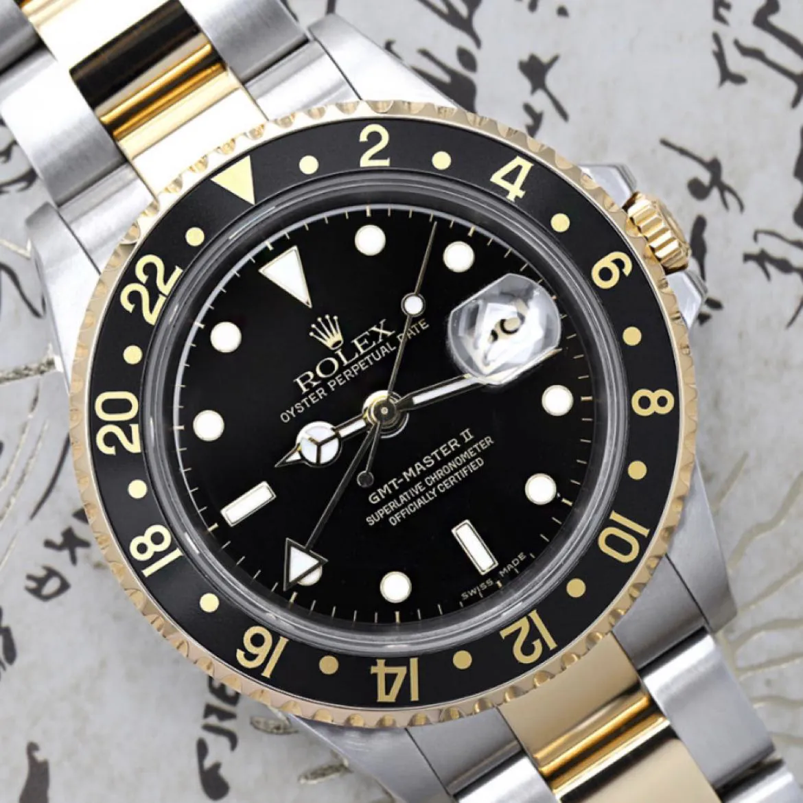 Rolex GMT-Master II 16713 40mm Stainless steel Black