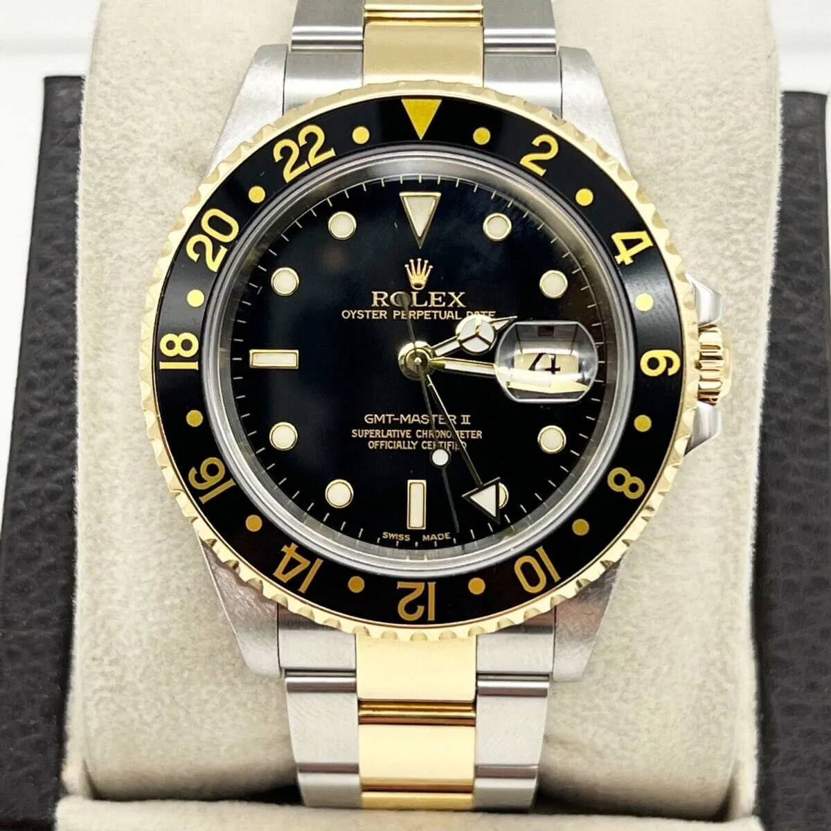 Rolex GMT-Master II 16713 40mm Stainless steel Black