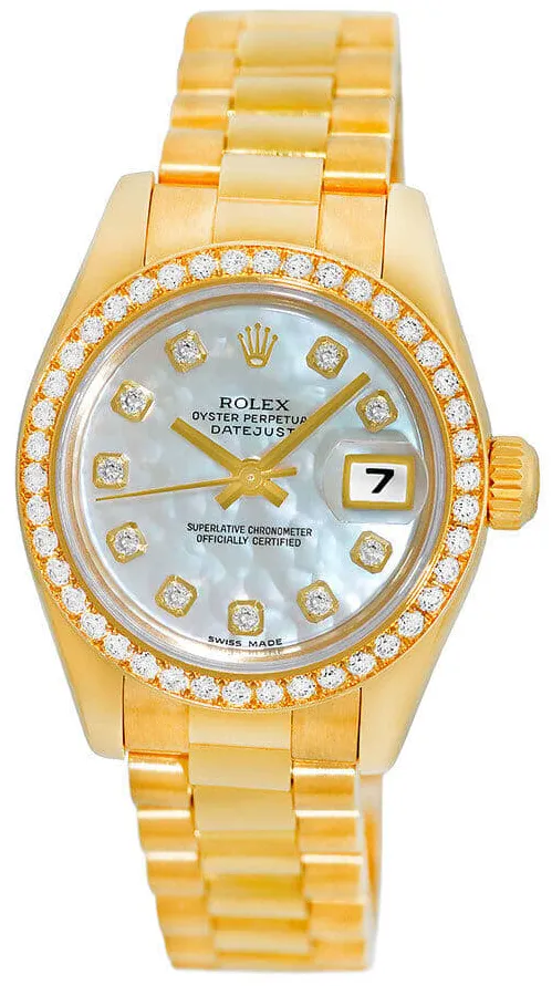 Rolex Lady-Datejust 179178 26mm Yellow gold Mother-of-pearl