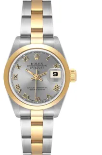 Rolex Lady-Datejust 69163 Yellow gold Gray