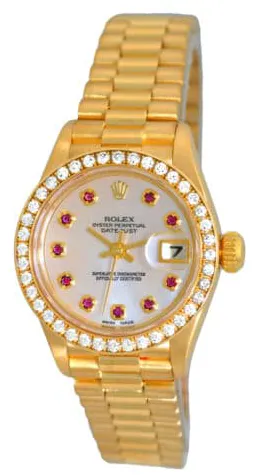 Rolex Lady-Datejust 69178 26mm Yellow gold Mother-of-pearl