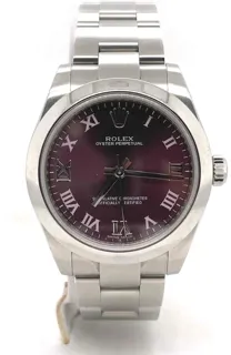 Rolex Oyster Perpetual 177200-0017 Stainless steel Purple