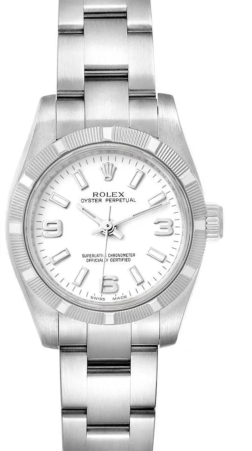 Rolex Oyster Perpetual 26 176210 26mm Steel White