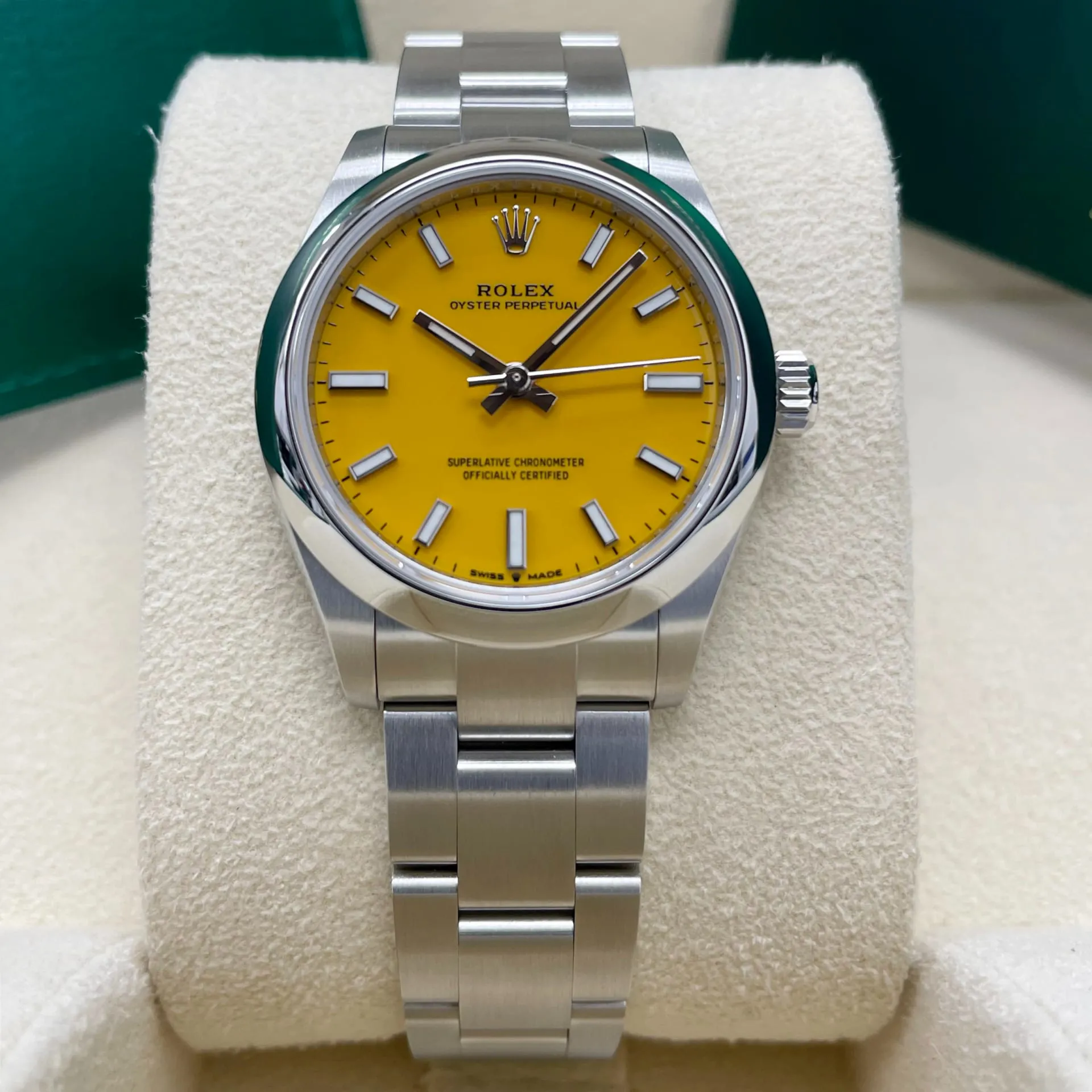 Rolex Oyster Perpetual 277200-0005 31mm Stainless steel Yellow