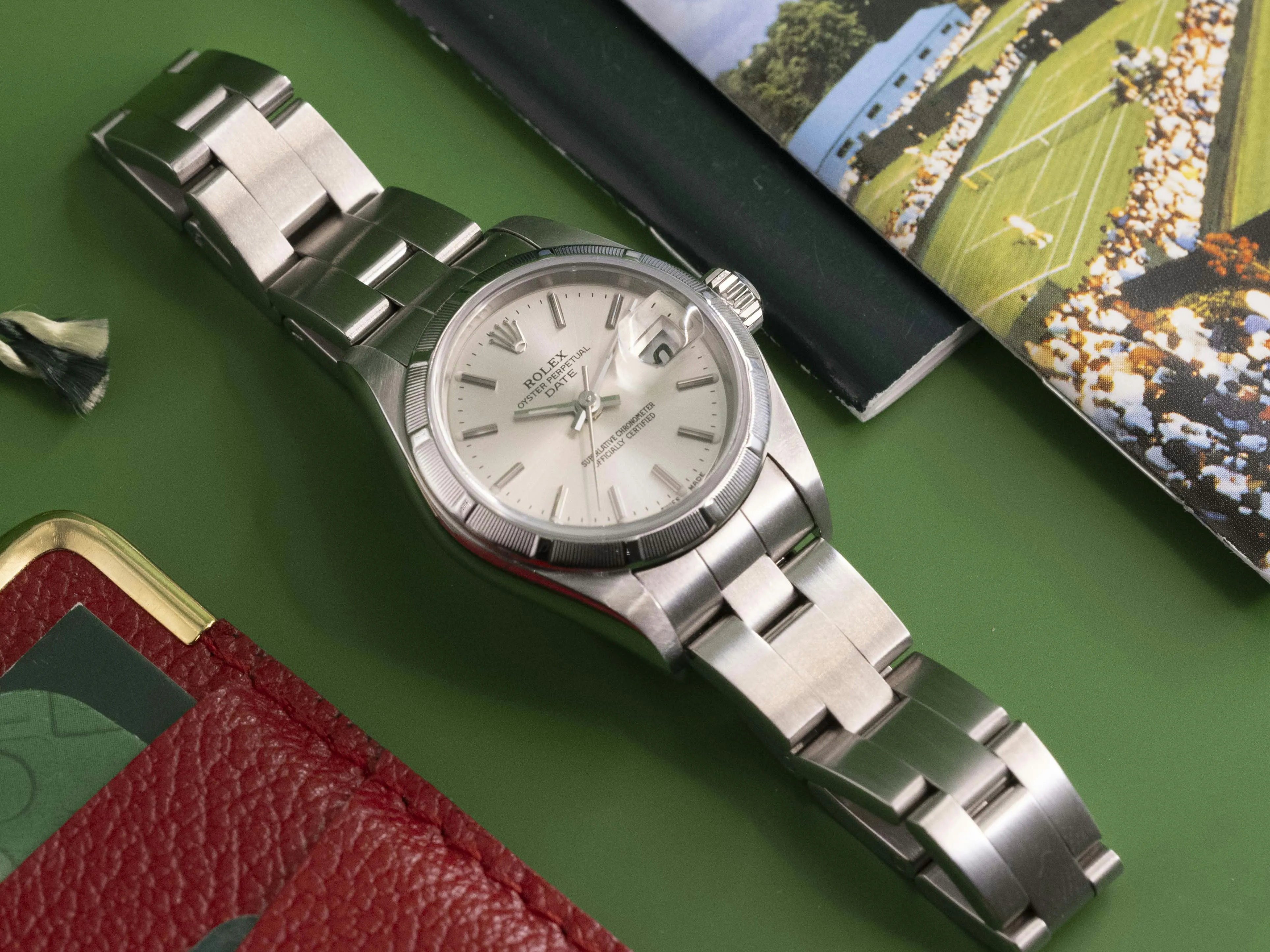 Rolex Oyster Perpetual Date 79190 26mm Stainless steel Silver 2