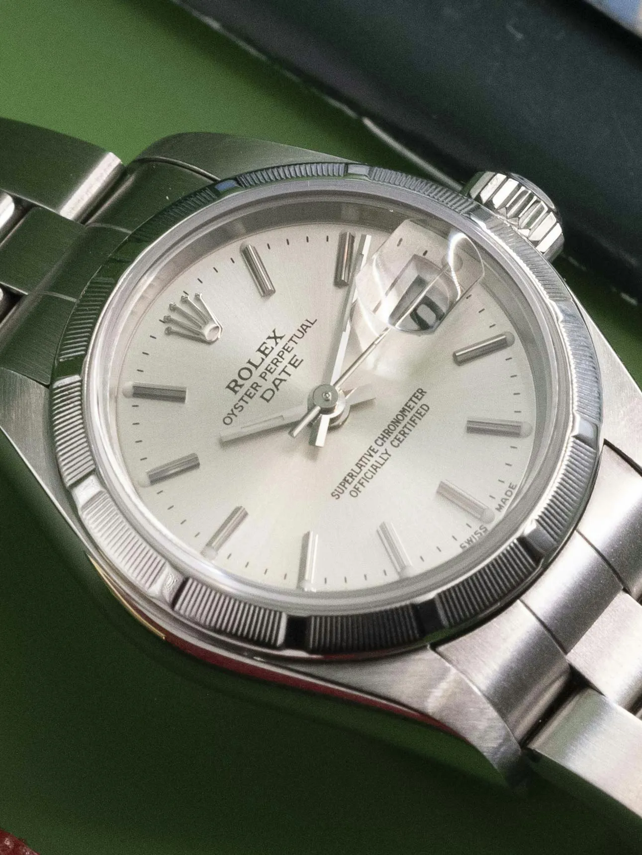 Rolex Oyster Perpetual Date 79190 26mm Stainless steel Silver 4