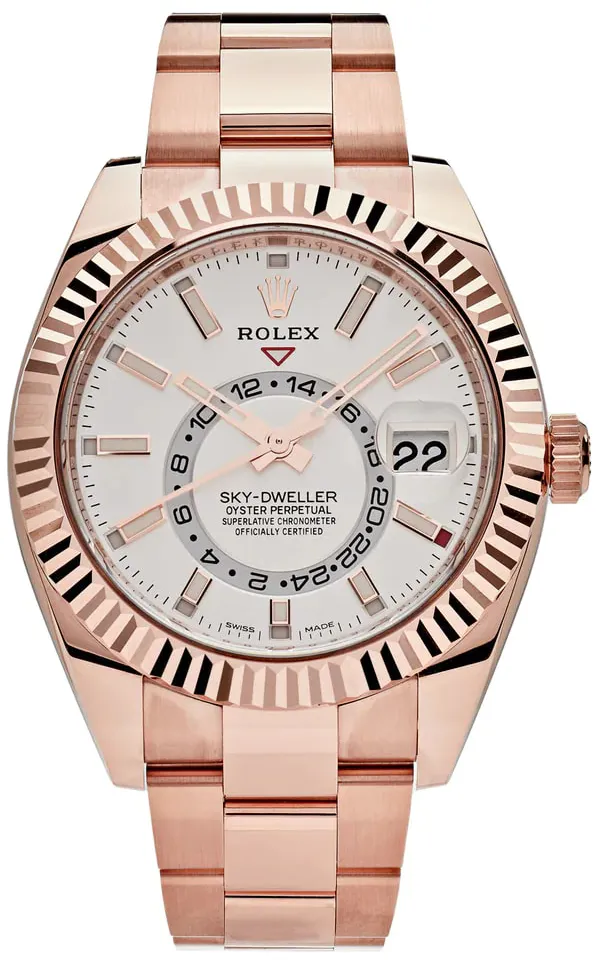 Rolex Sky-Dweller 326935-0005 42mm Rose gold White