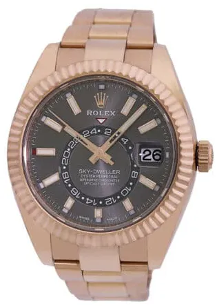 Rolex Sky-Dweller 326935-0007 42mm Rose gold Gray