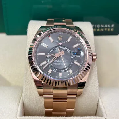 Rolex Sky-Dweller 326935-0007 42mm Rose gold Gray