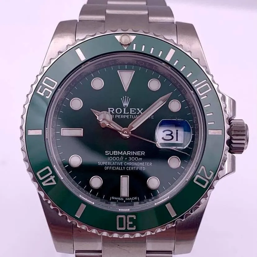 Rolex Submariner 116610LV 40mm Steel Green