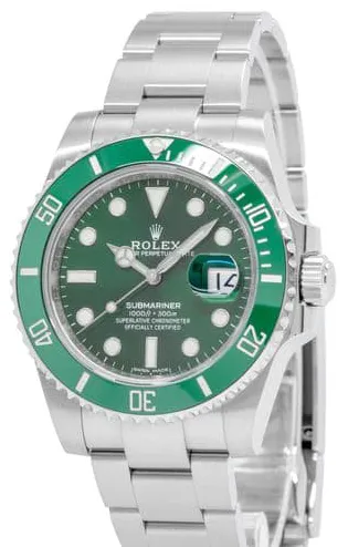 Rolex Submariner 116610LV 40mm Steel Green