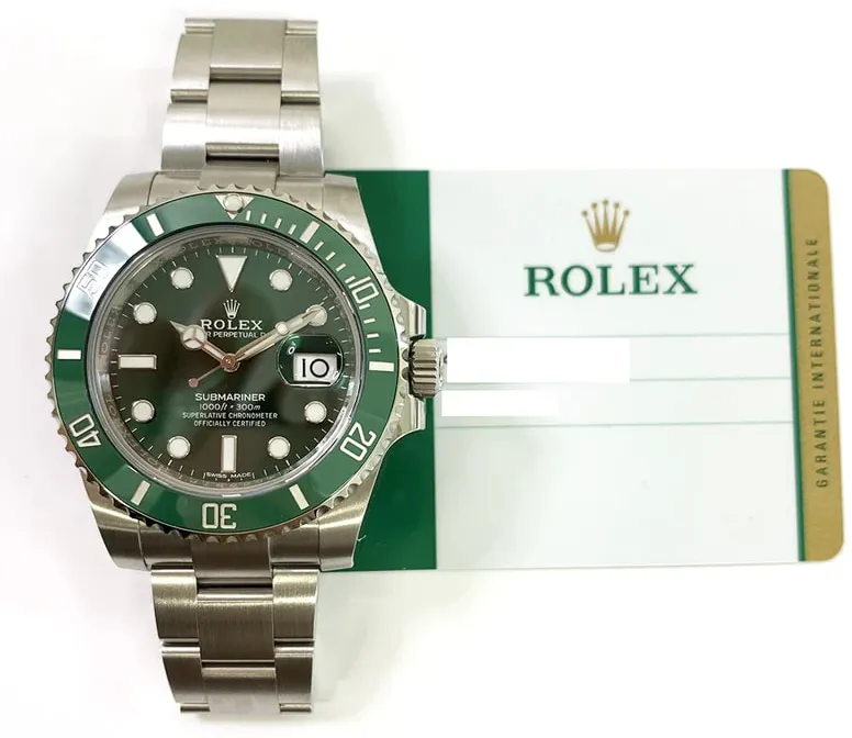 Rolex Submariner 116610LV 40mm Steel Green