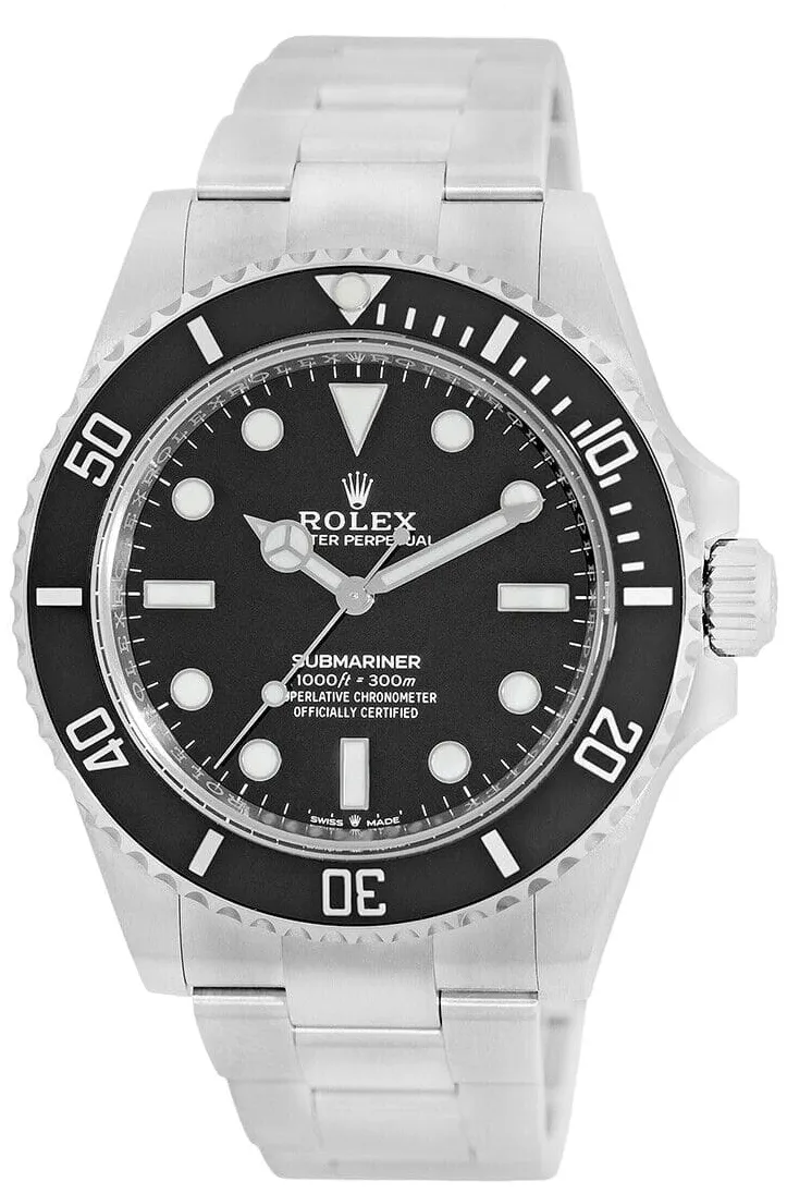 Rolex Submariner 124060-0001 41mm Oystersteel Black