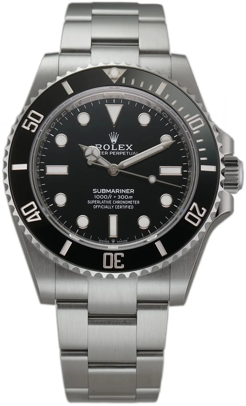 Rolex Submariner 124060-0001 41mm Oystersteel Black