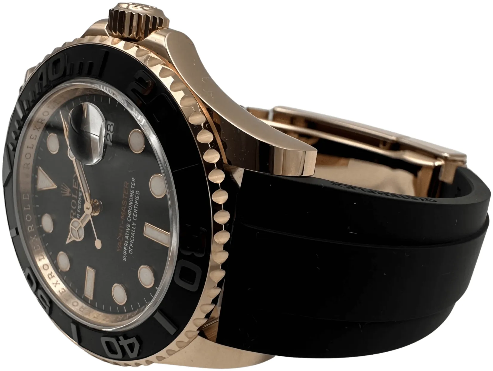 Rolex Yacht-Master 126655-0002 40mm Everose gold Black 3