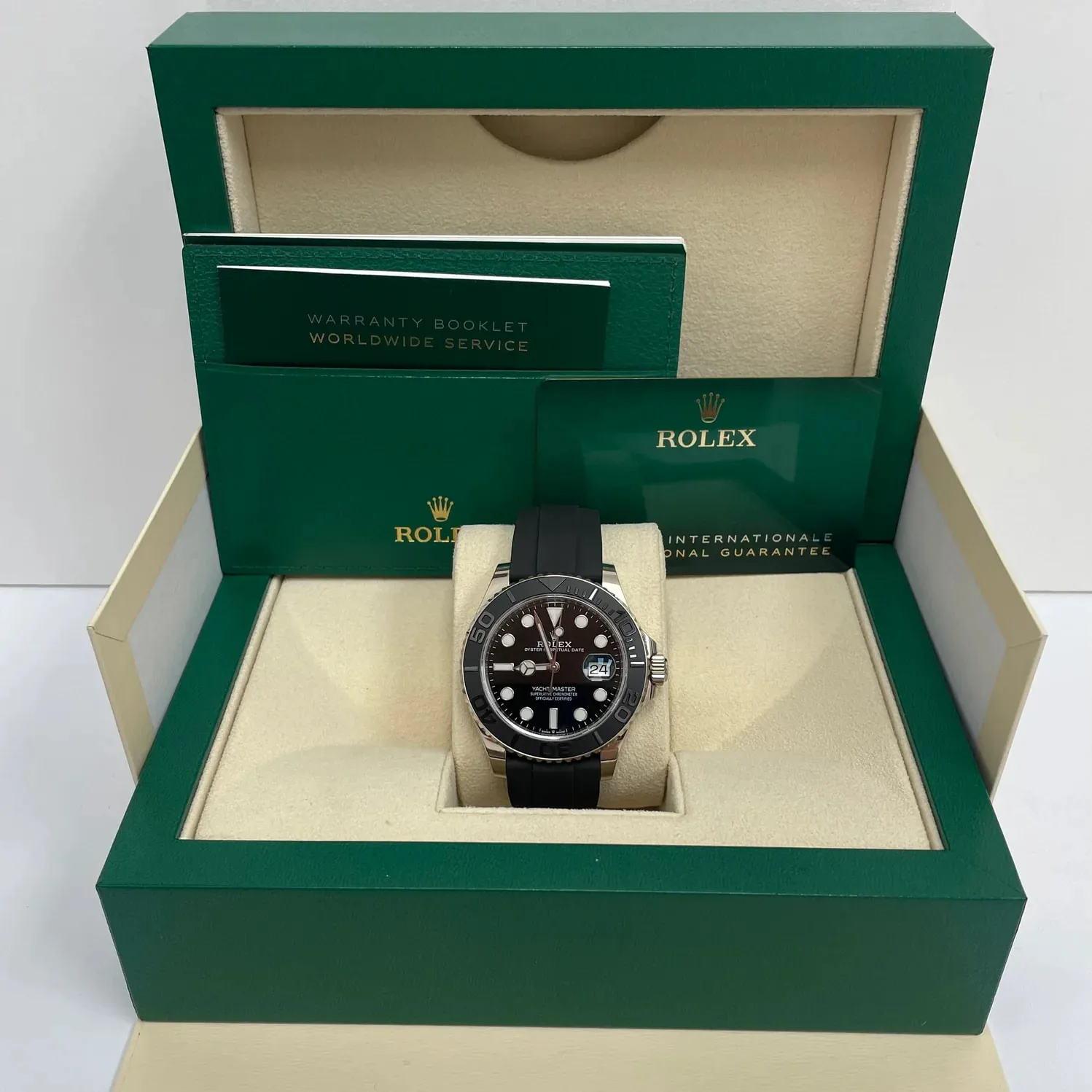 Rolex Yacht-Master 226659-0002 42mm 18k white gold Black