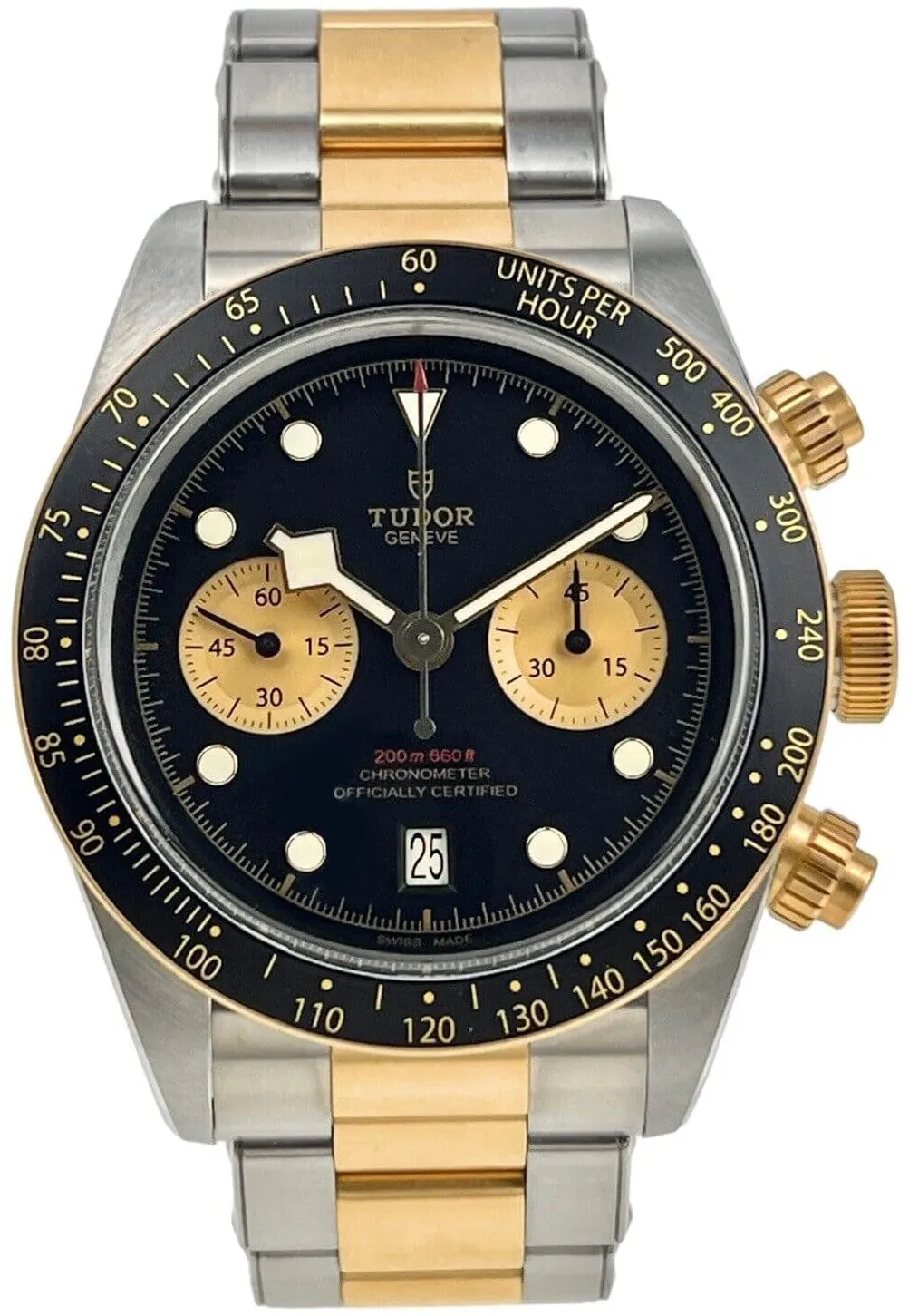 Tudor Black Bay Chrono S&G M79363N-0001 41mm Stainless steel Black