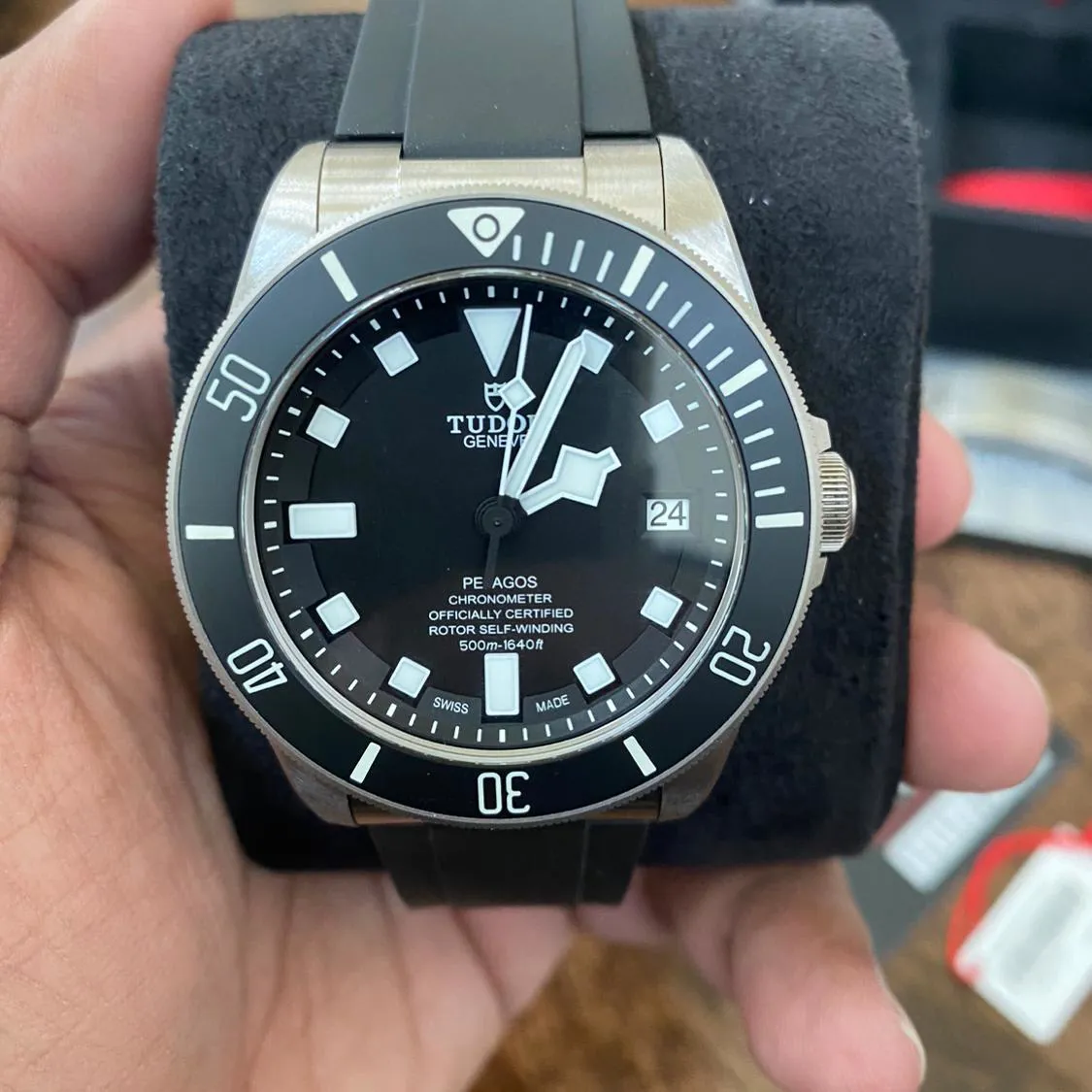 Tudor Pelagos M25600TN-0001 42mm Titanium and Stainless steel Black