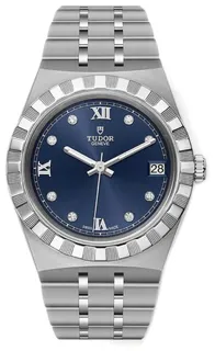 Tudor Royal M28400-0007 Stainless steel Blue