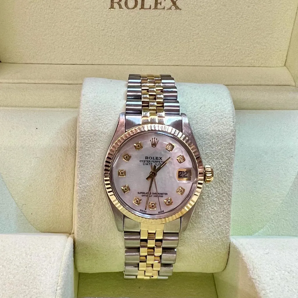 Rolex Datejust 31 6827 31mm Yellow gold and stainless steel