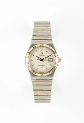 Omega Constellation 796.1201 28mm Yellow gold and stainless steel Perlmutt