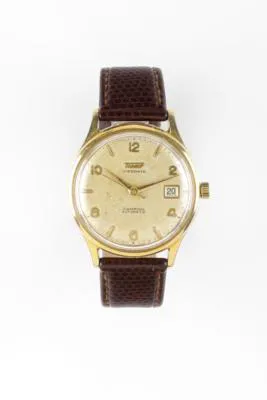 Tissot Visodate 4200617 36mm Metal and Gold-plated Gold colored