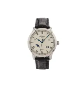 Glashütte Senator Perpetual Calendar 100-02-22-12-05 Stainless steel Silver