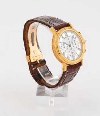 Breguet Marine 3460 BA 36mm Yellow gold Silver 2