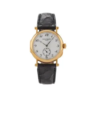 Patek Philippe Calatrava 3960 34mm Yellow gold Porcelain